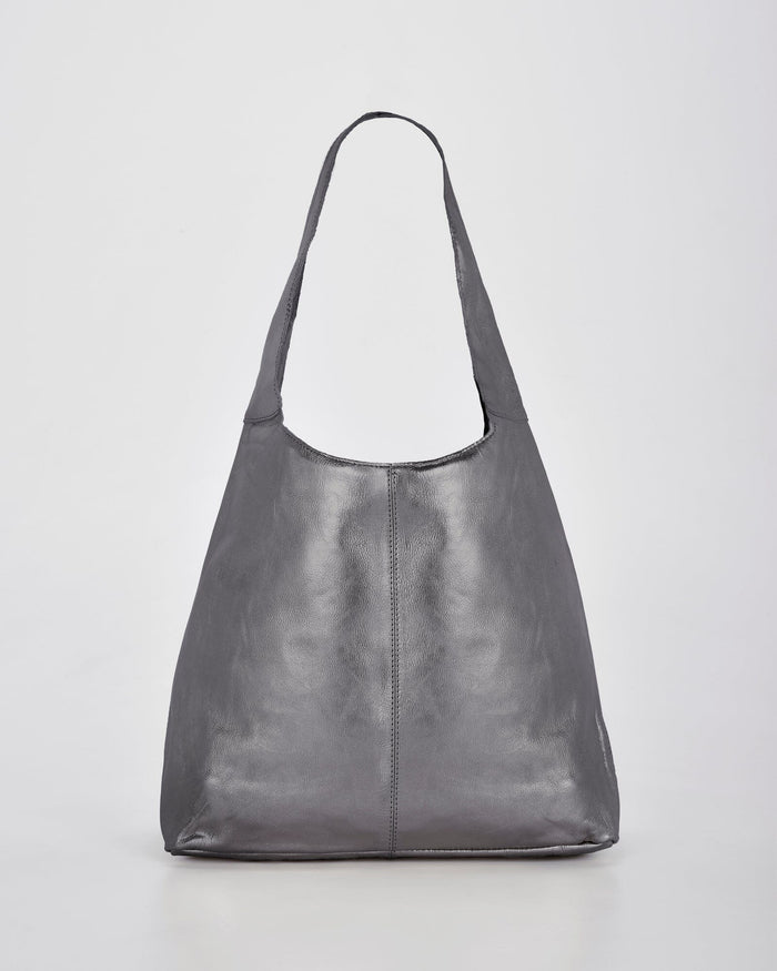 Lynx Metallic Hobo With Pouch