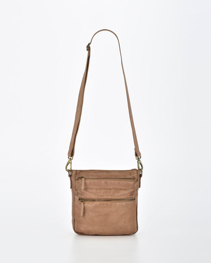 Mawson Rugged Leather 3 Pocket Crossbody