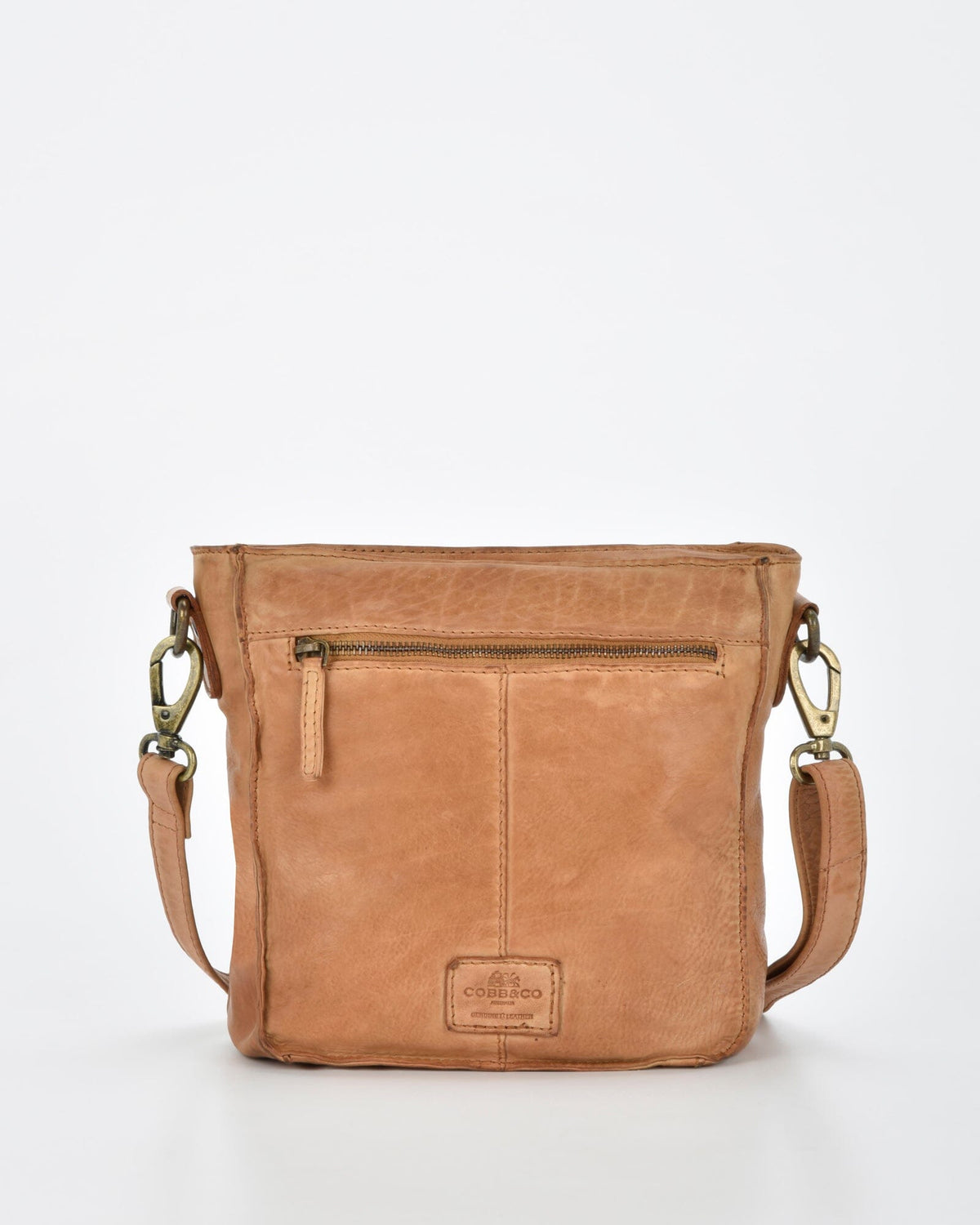 Mawson Rugged Leather 3 Pocket Crossbody - Natural