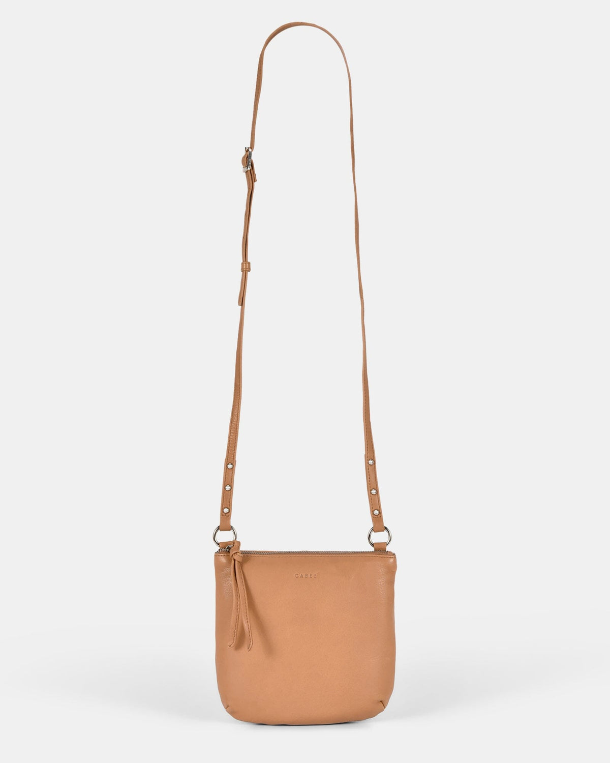 Meadow Soft Leather Pouch Crossbody - Camel
