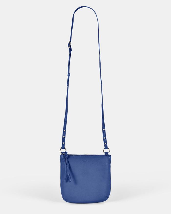 Meadow Soft Leather Pouch Crossbody - Indigo