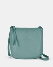 Meadow Soft Leather Pouch Crossbody - Ocean