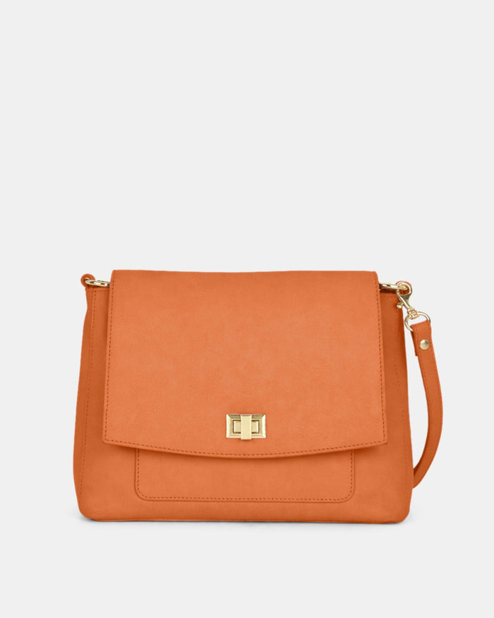 Meranda Soft Leather Crossbody Bag - Tan