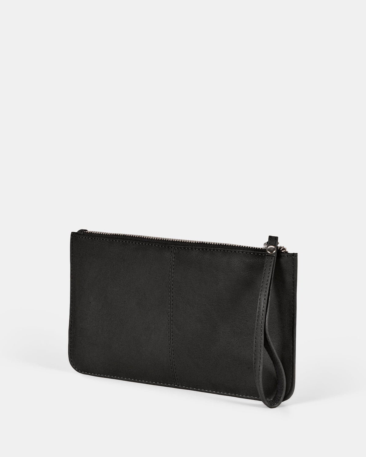 Mercer Soft Leather Pouch - Black