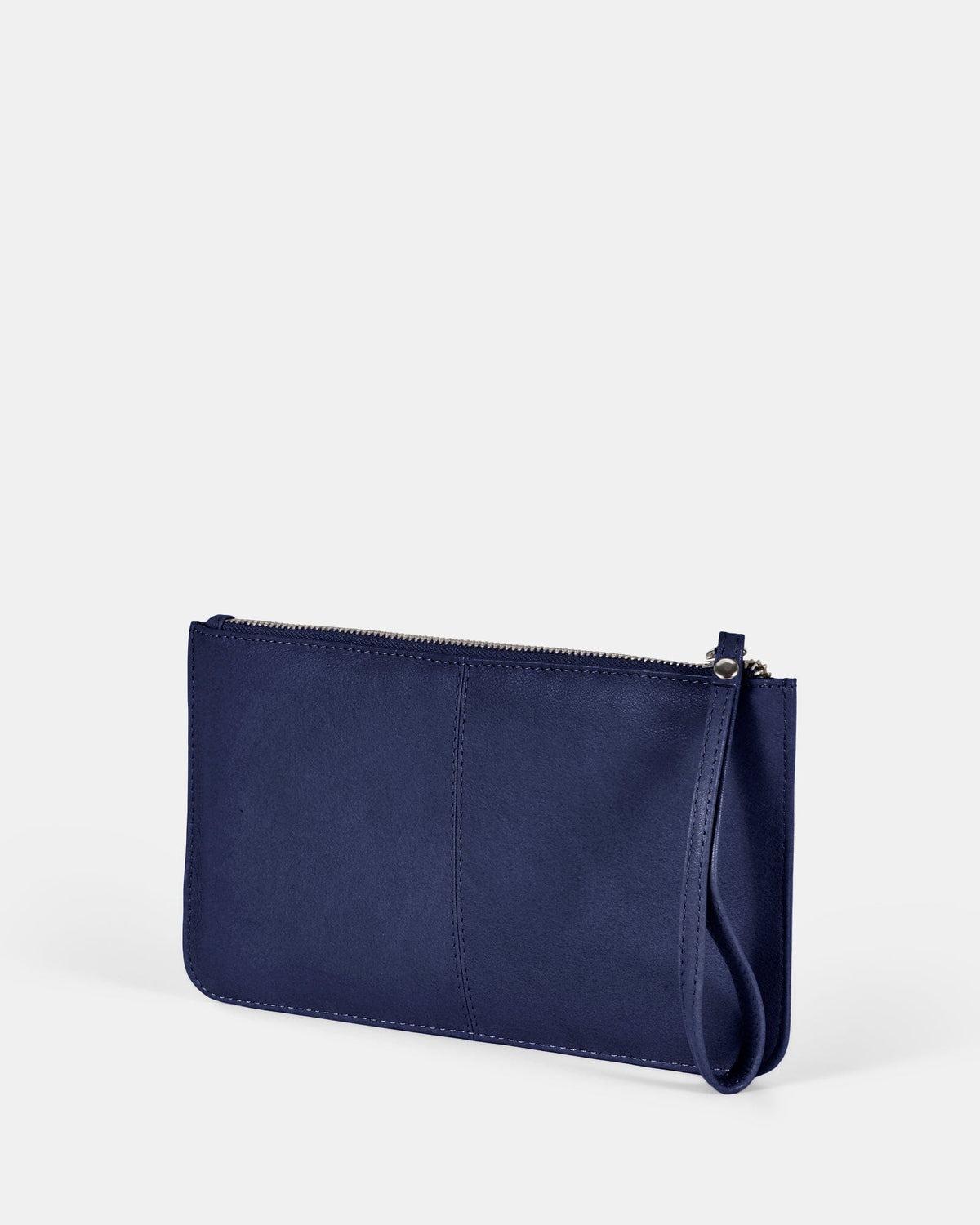 Mercer Soft Leather Pouch - Blue