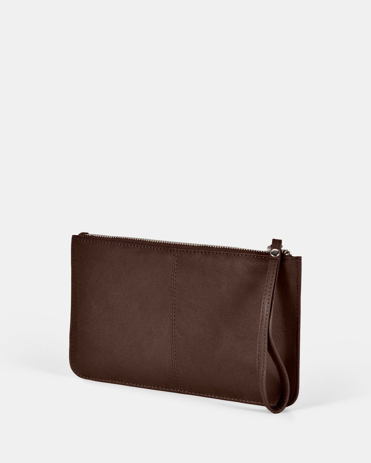 Mercer Soft Leather Pouch - Chocolate
