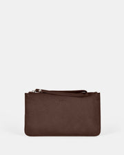 Mercer Soft Leather Pouch - Chocolate
