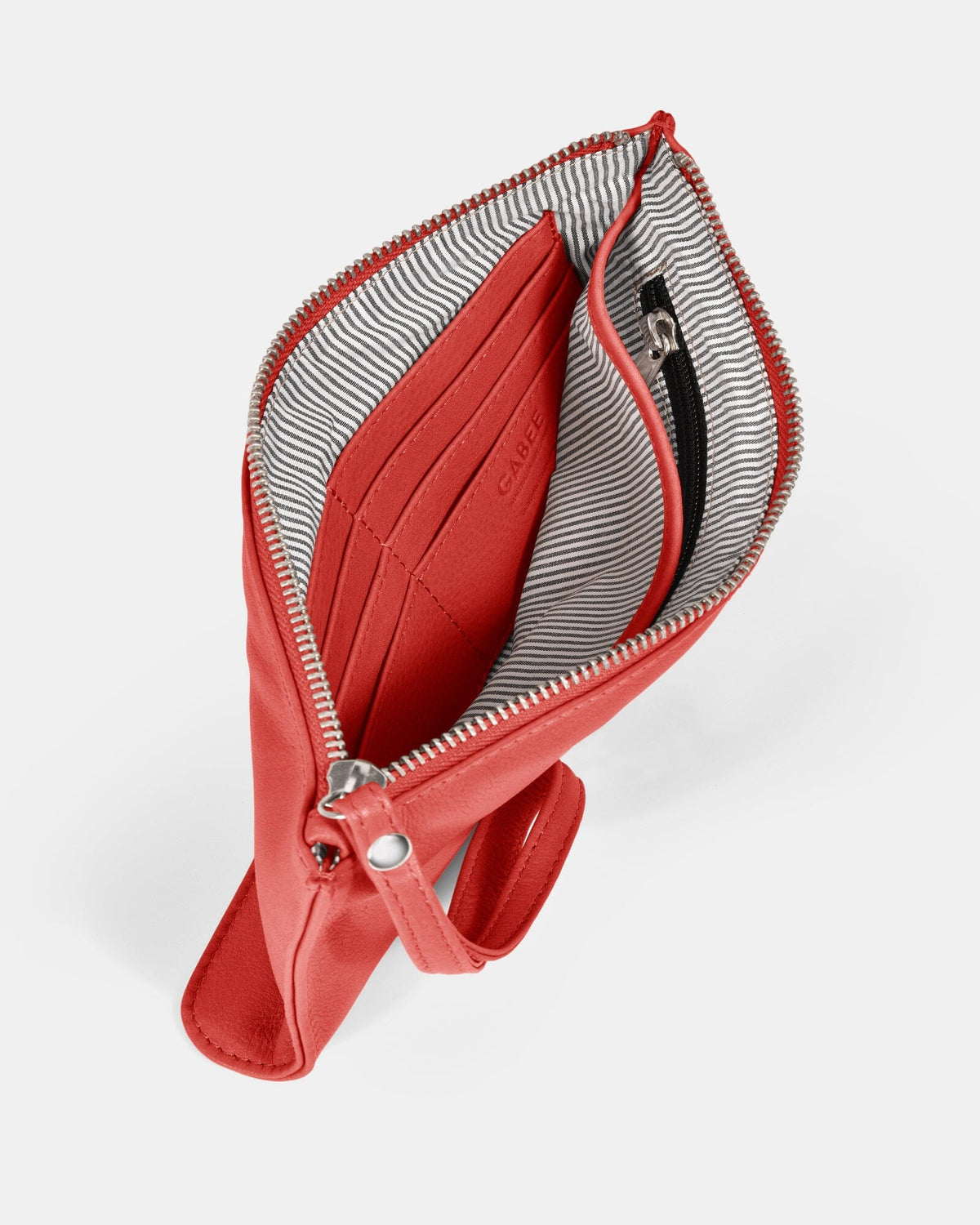 Mercer Soft Leather Pouch - Coral
