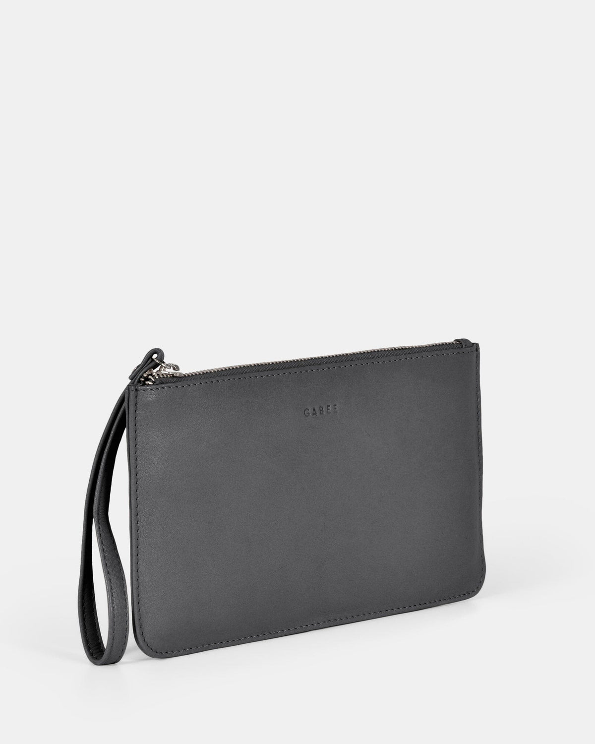 Mercer Soft Leather Pouch - Denim