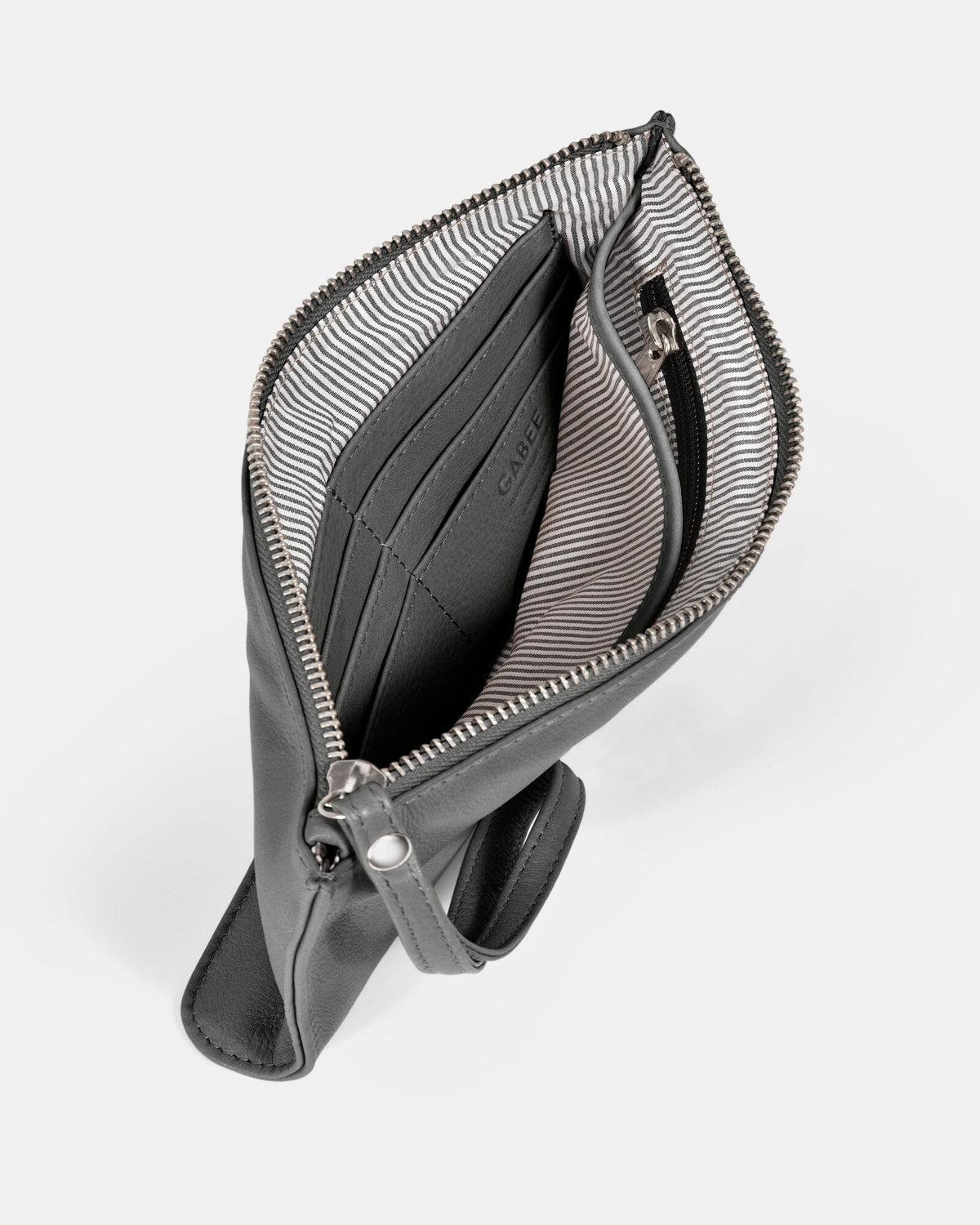 Mercer Soft Leather Pouch - Grey