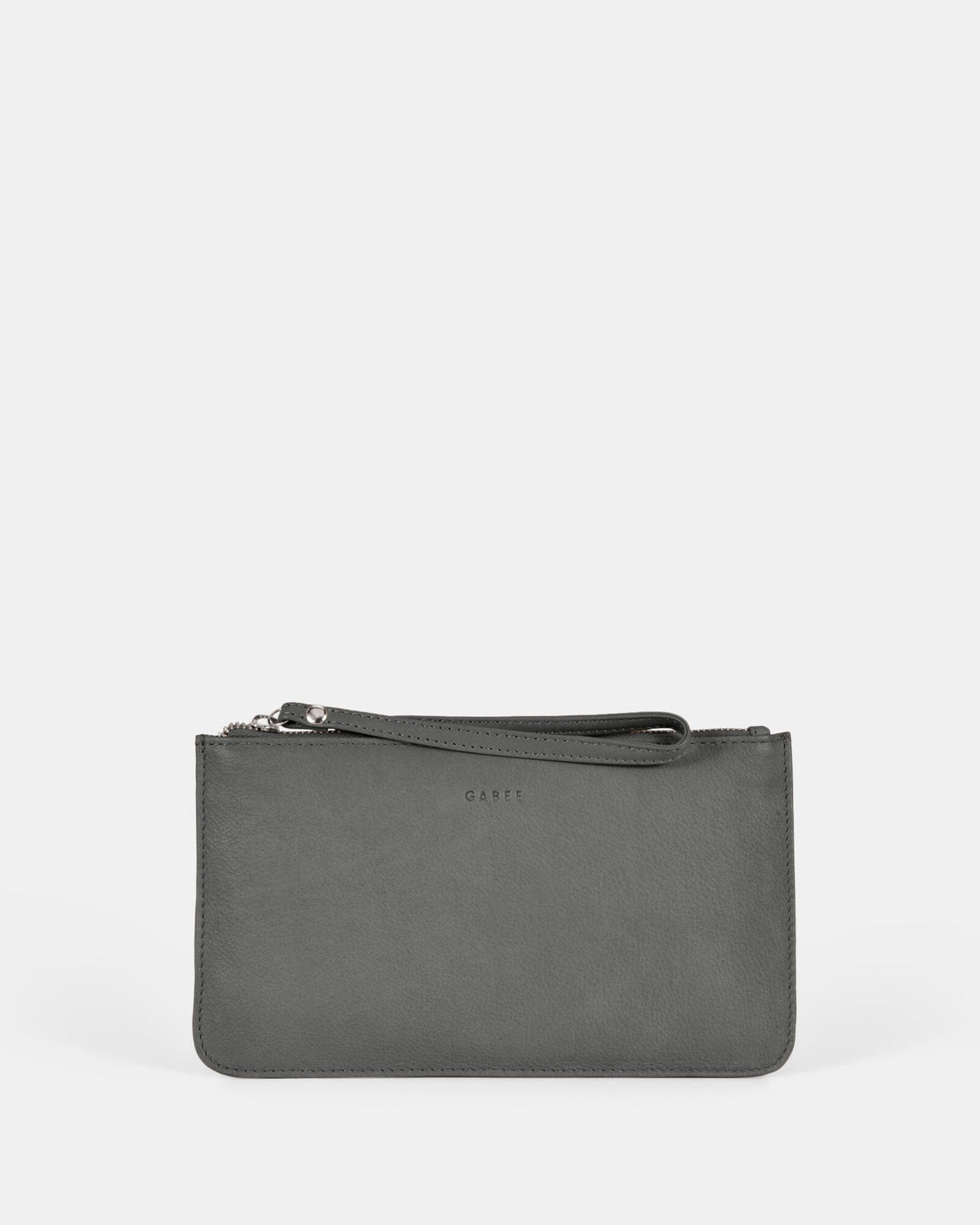 Mercer Soft Leather Pouch - Grey