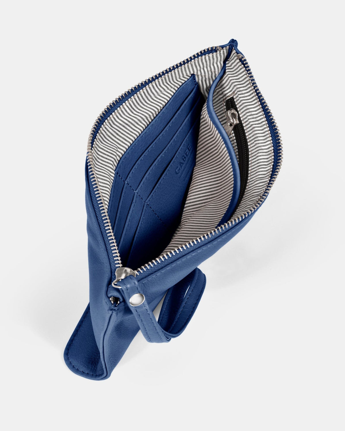 Mercer Soft Leather Pouch - Indigo GABEE 