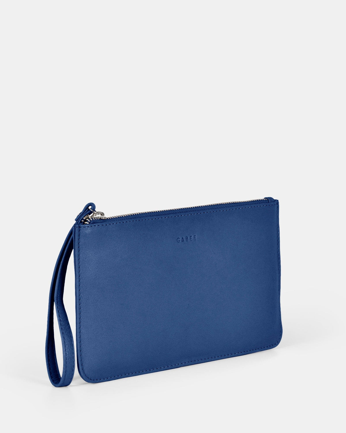 Mercer Soft Leather Pouch - Indigo GABEE 