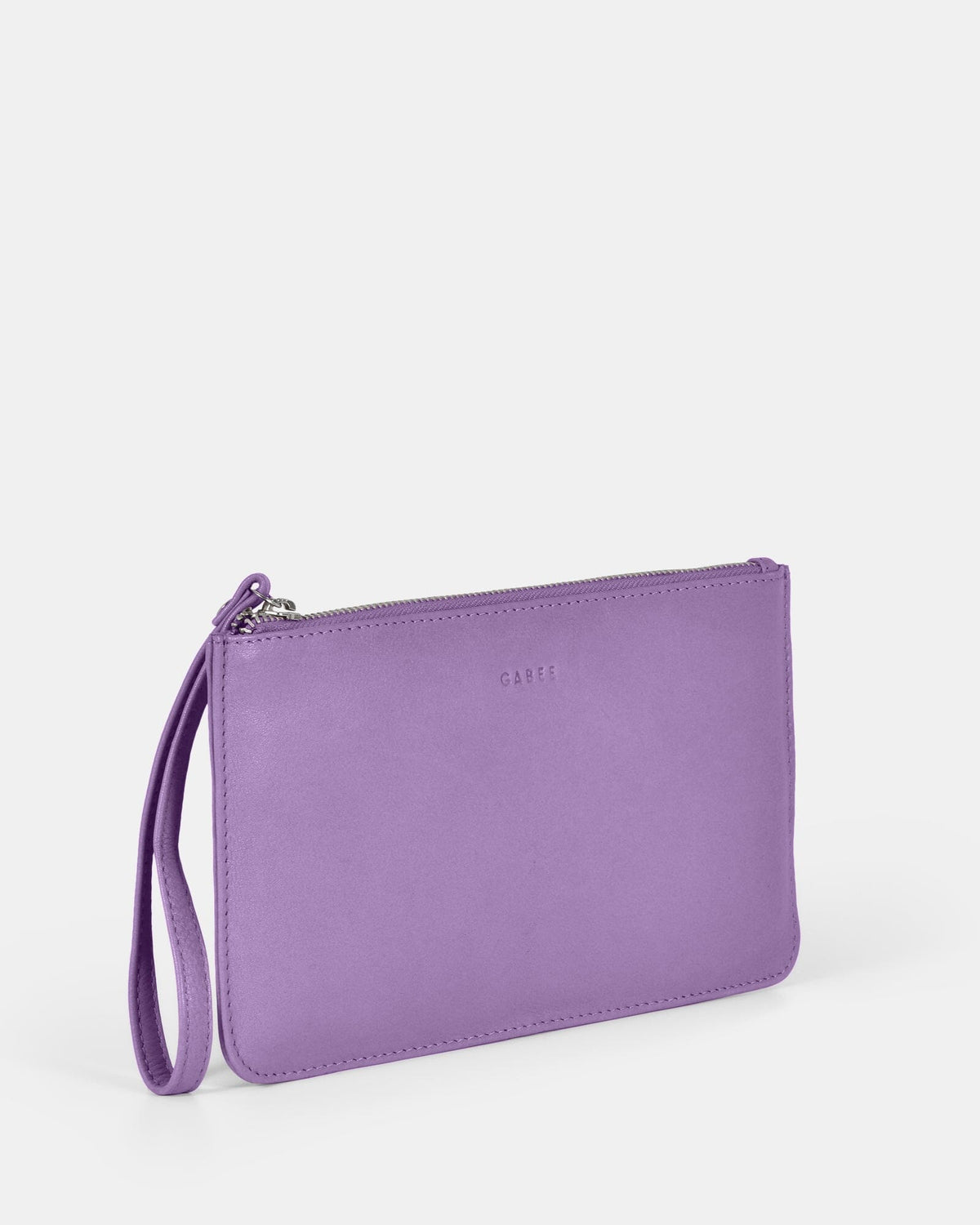 Mercer Soft Leather Pouch - Lavender