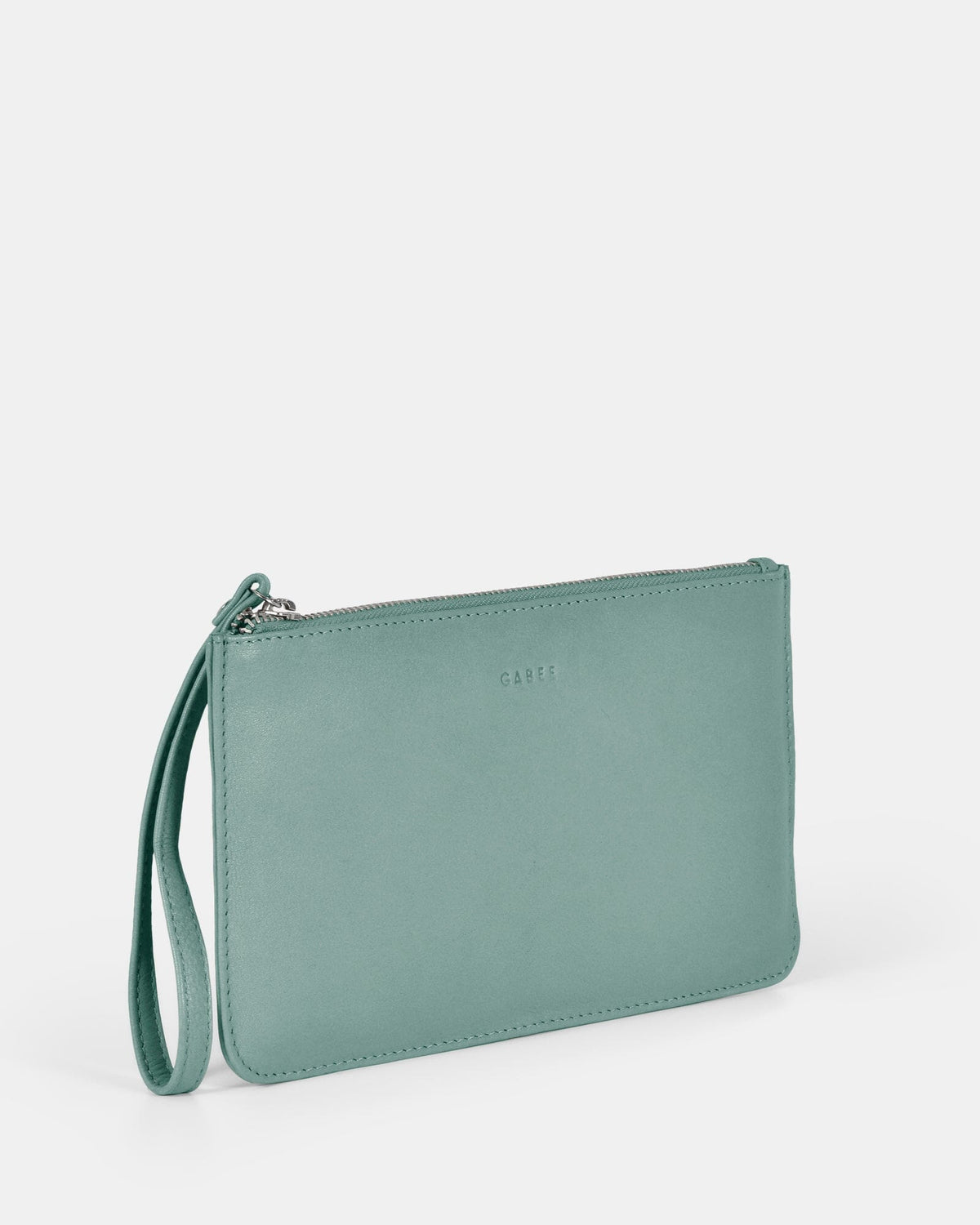 Mercer Soft Leather Pouch - Ocean