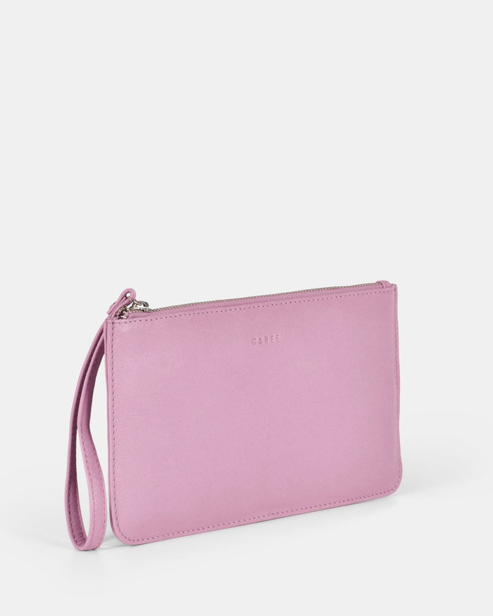Mercer Soft Leather Pouch - Pink