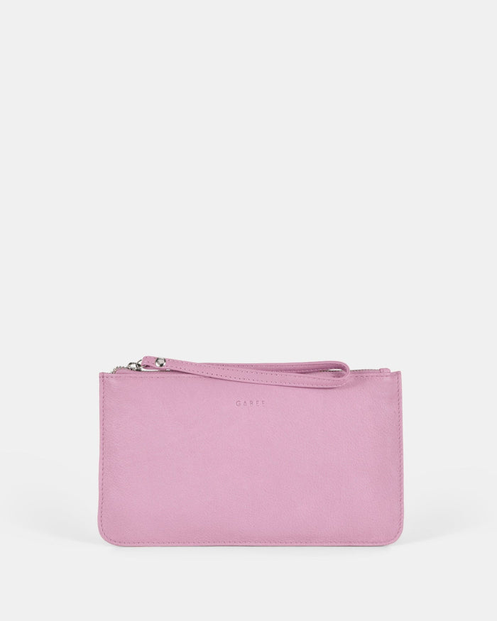 Mercer Soft Leather Pouch - Pink
