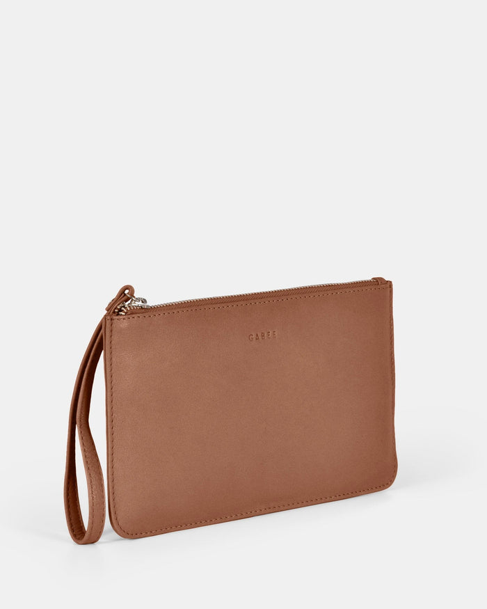 Mercer Soft Leather Pouch - Taupe
