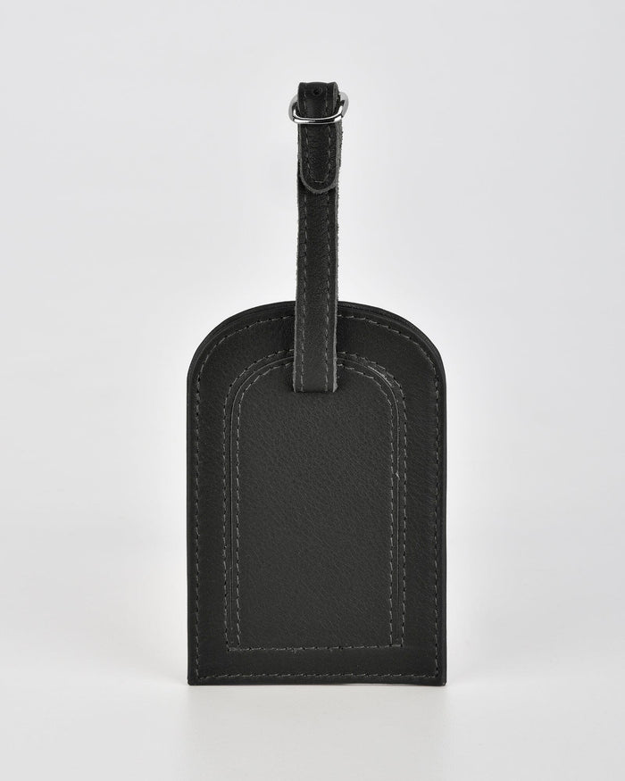 Miabella Leather Luggage Tag