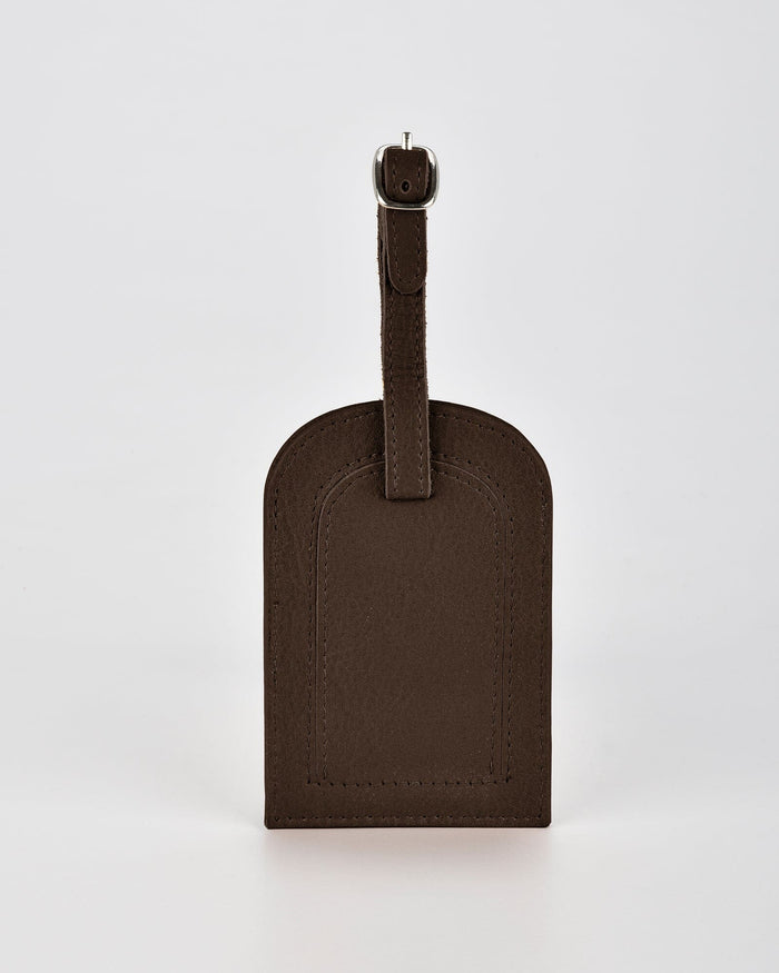 Miabella Leather Luggage Tag