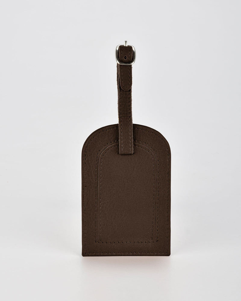Miabella Leather Luggage Tag