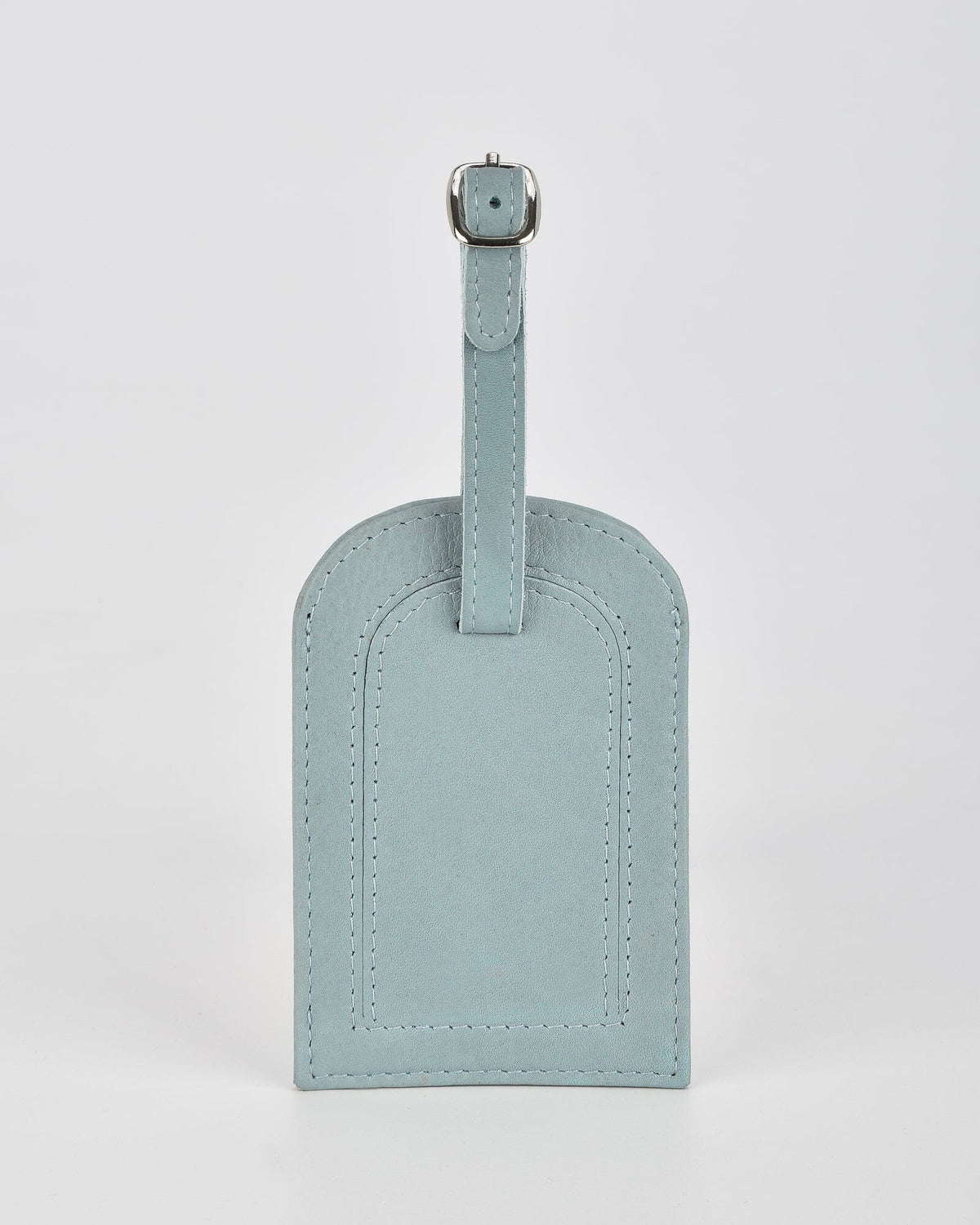 Miabella Leather Luggage Tag - Ocean