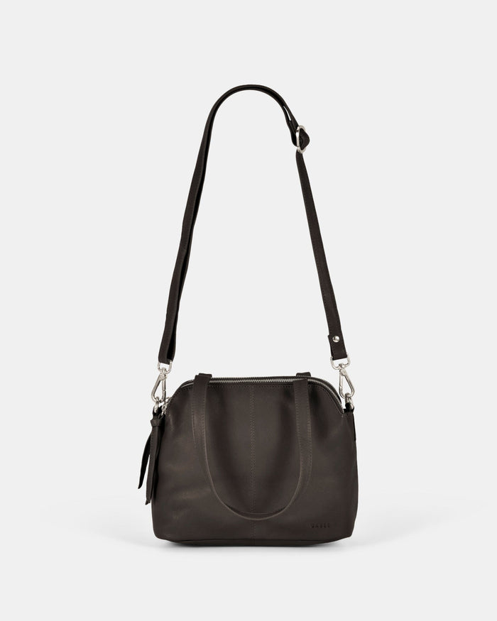 Mich Leather Mini Tote - Black