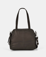 Mich Leather Mini Tote - Black