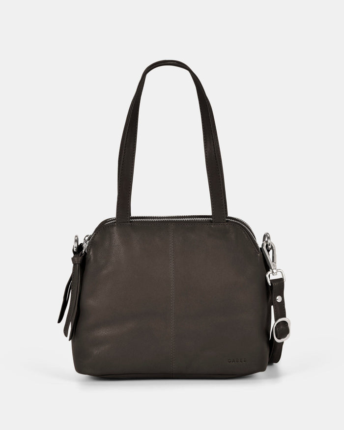 Mich Leather Mini Tote - Black