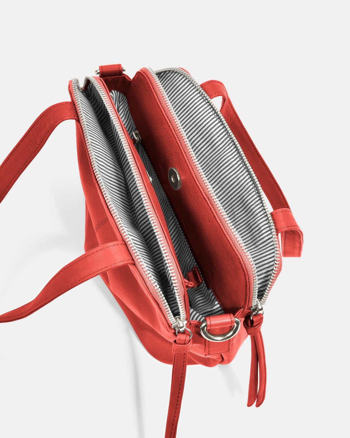 Mich Leather Mini Tote - Coral
