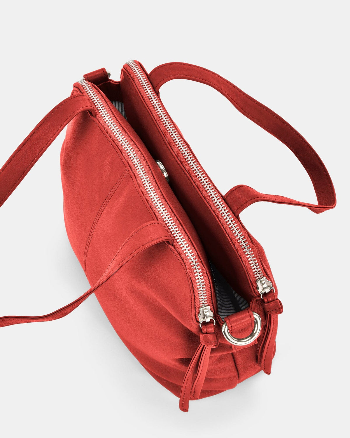 Mich Leather Mini Tote - Coral