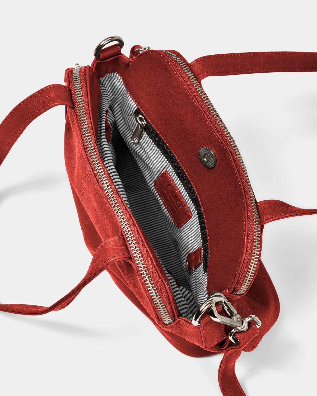 Mich Leather Mini Tote - Coral