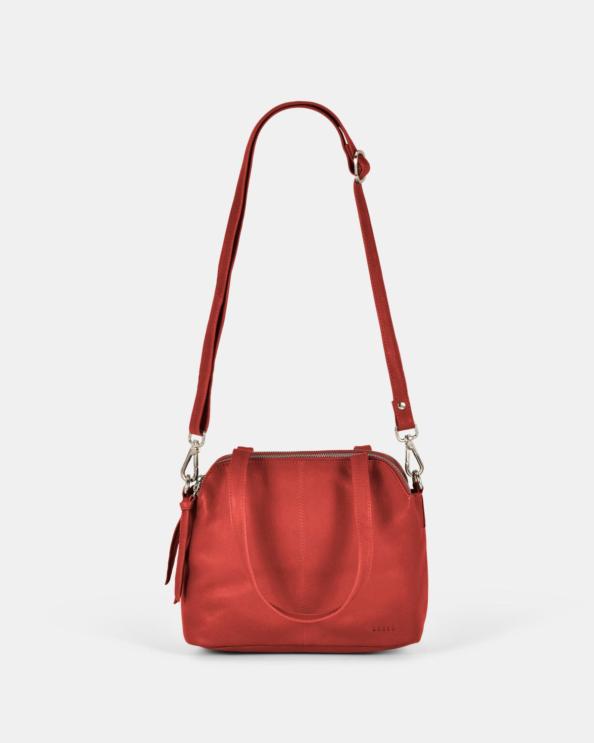 Mich Leather Mini Tote - Coral