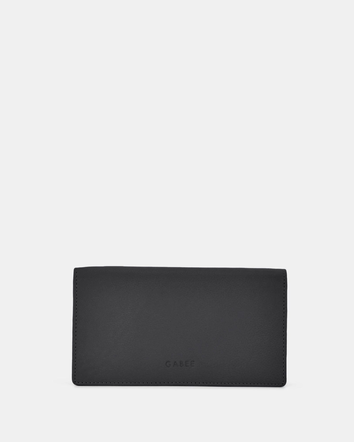 Mimi Leather Smart-Phone RFID Wallet Crossbody - Black GABEE 