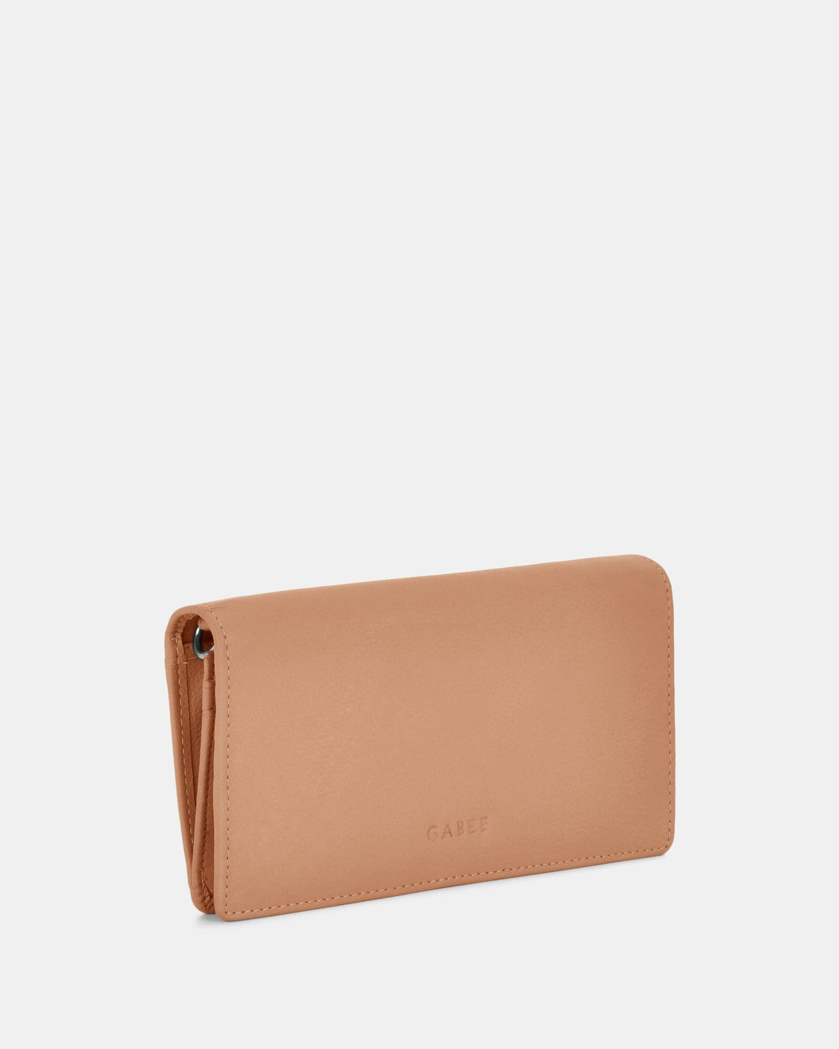 Mimi Leather Smart-Phone RFID Wallet Crossbody - Camel