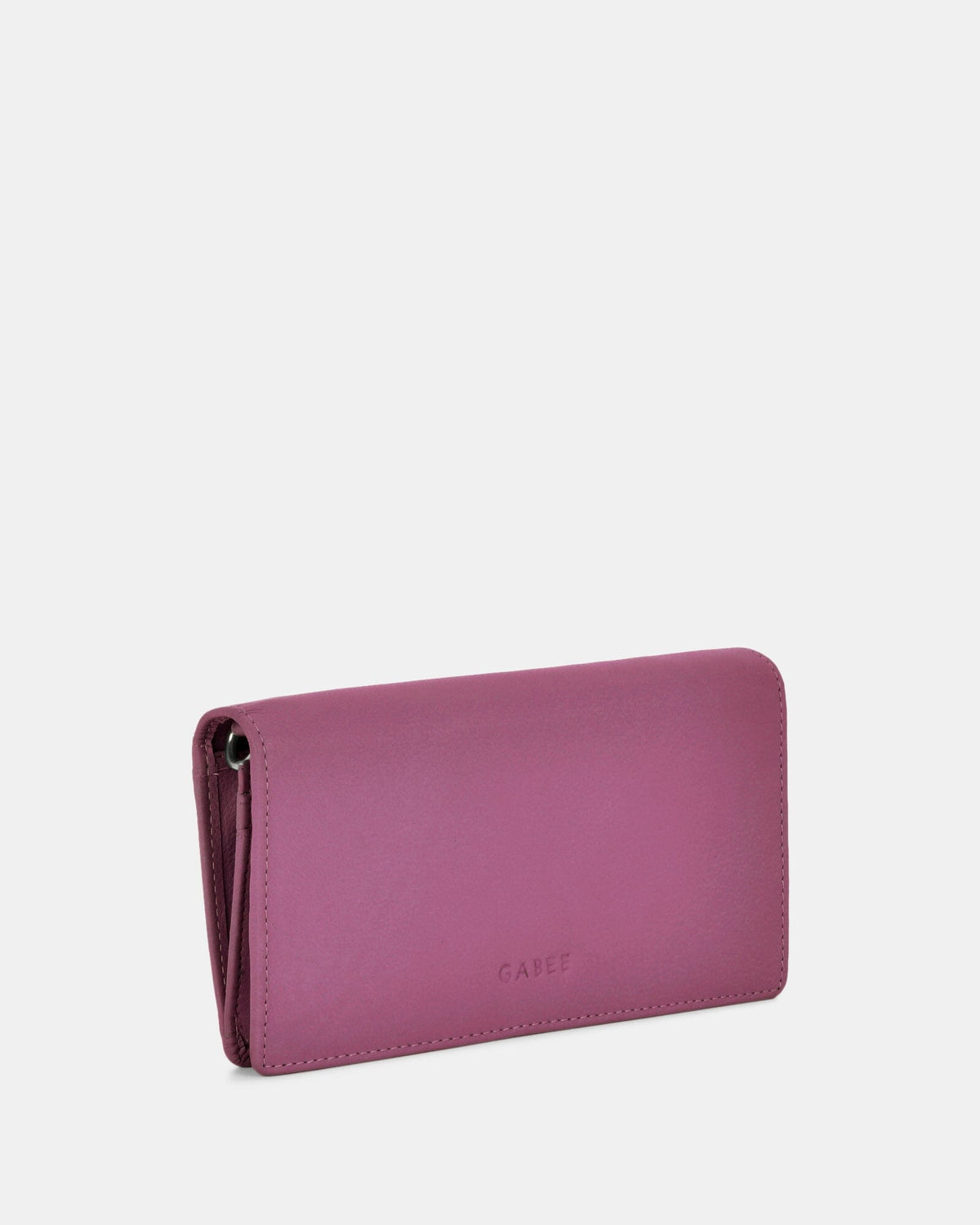 Mimi Leather Smart-Phone RFID Wallet Crossbody - Mulberry