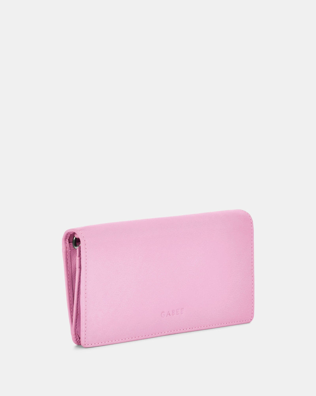 Mimi Leather Smart-Phone RFID Wallet Crossbody - Pink
