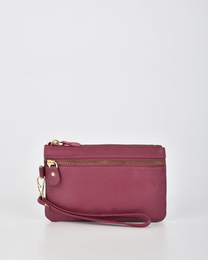 Moorabbin Leather Wristlet