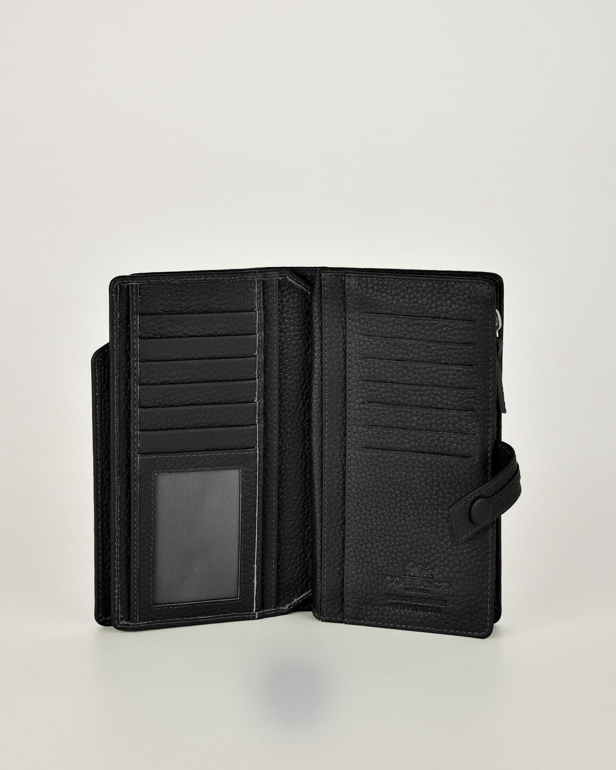 Newington RFID Blocking Leather Wallet - Black