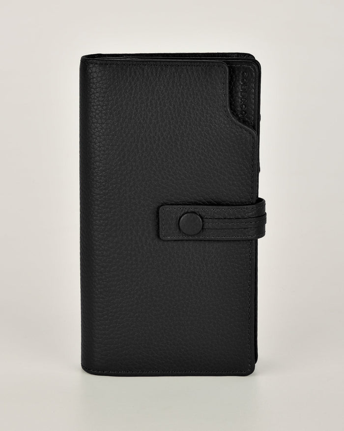 Newington RFID Blocking Leather Wallet - Black