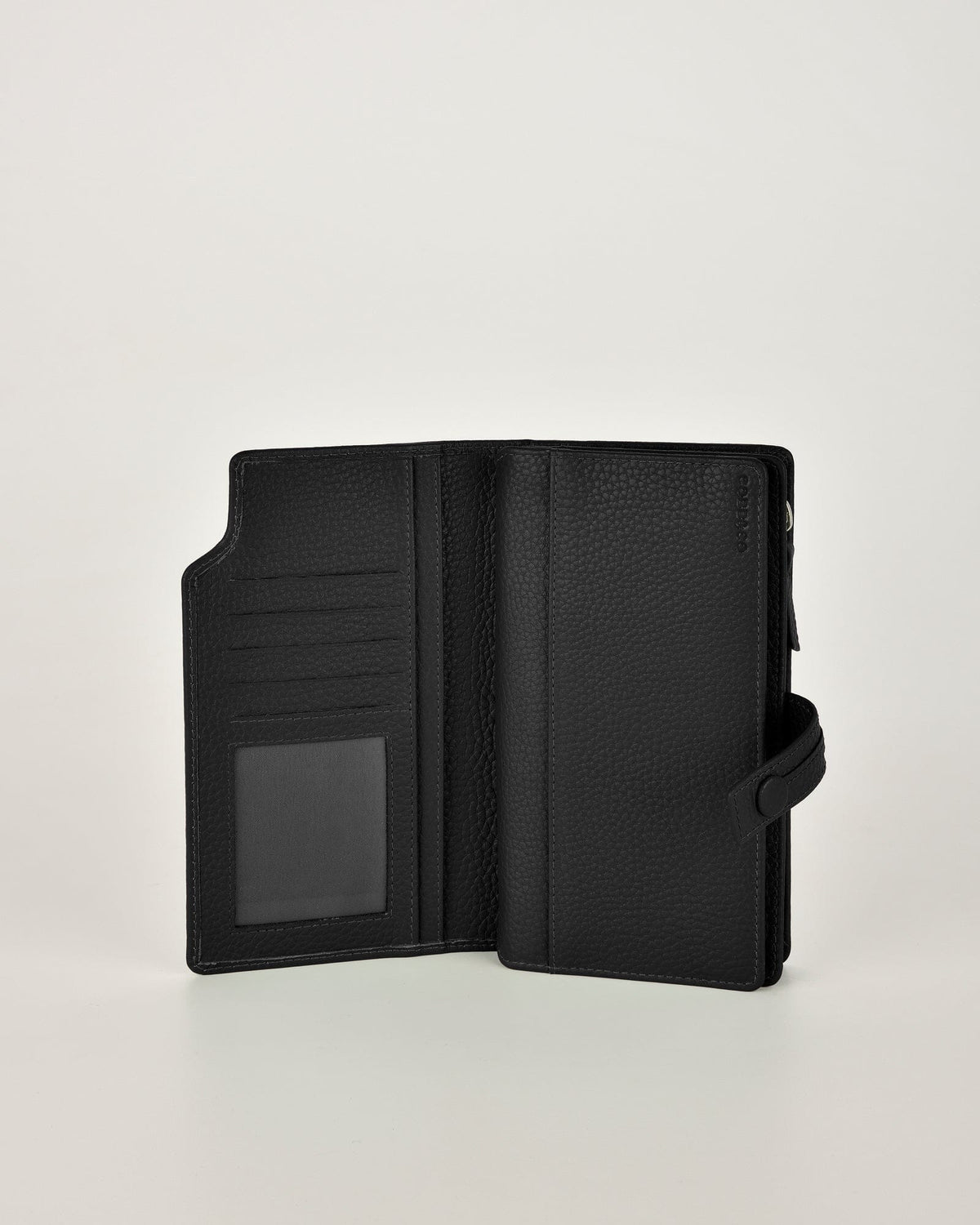 Newington RFID Blocking Leather Wallet - Black