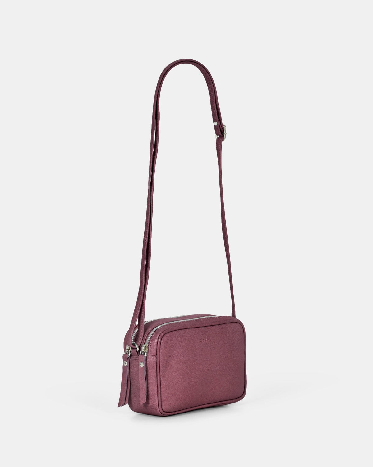 Norah Leather Crossbody Bag - Mulberry