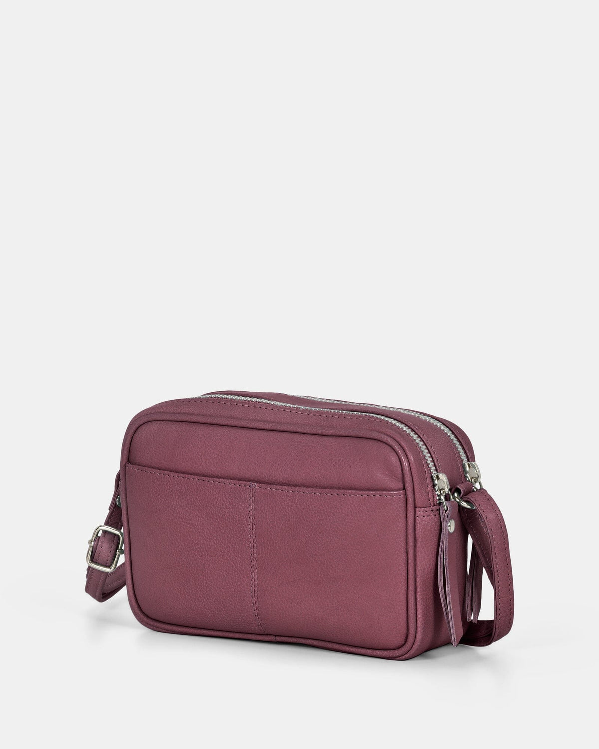 Norah Leather Crossbody Bag - Mulberry