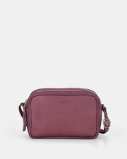 Norah Leather Crossbody Bag - Mulberry