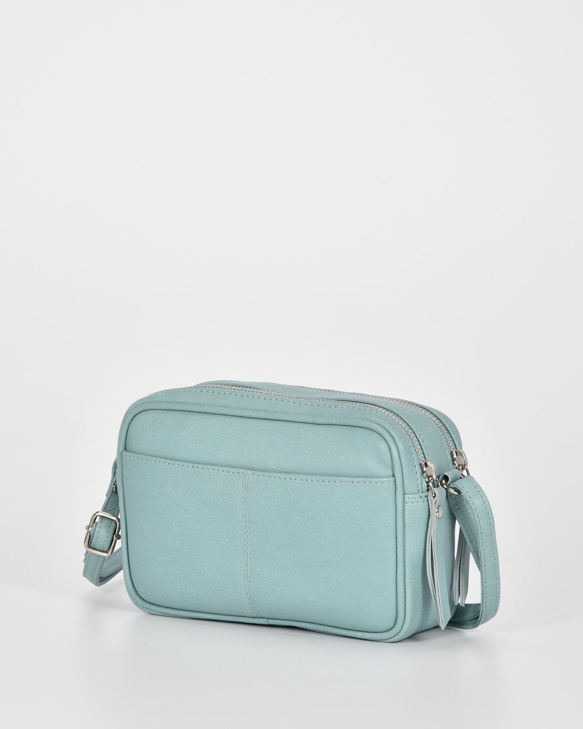 Norah Leather Crossbody Bag - Ocean