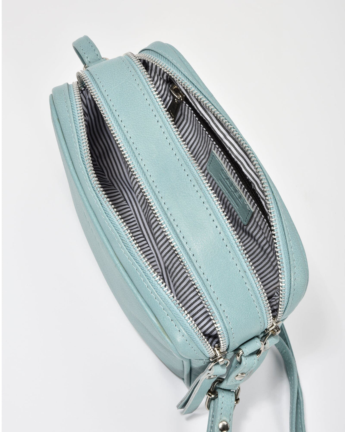 Norah Leather Crossbody Bag - Ocean