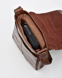 Notting JR. Leather Expandable Satchel