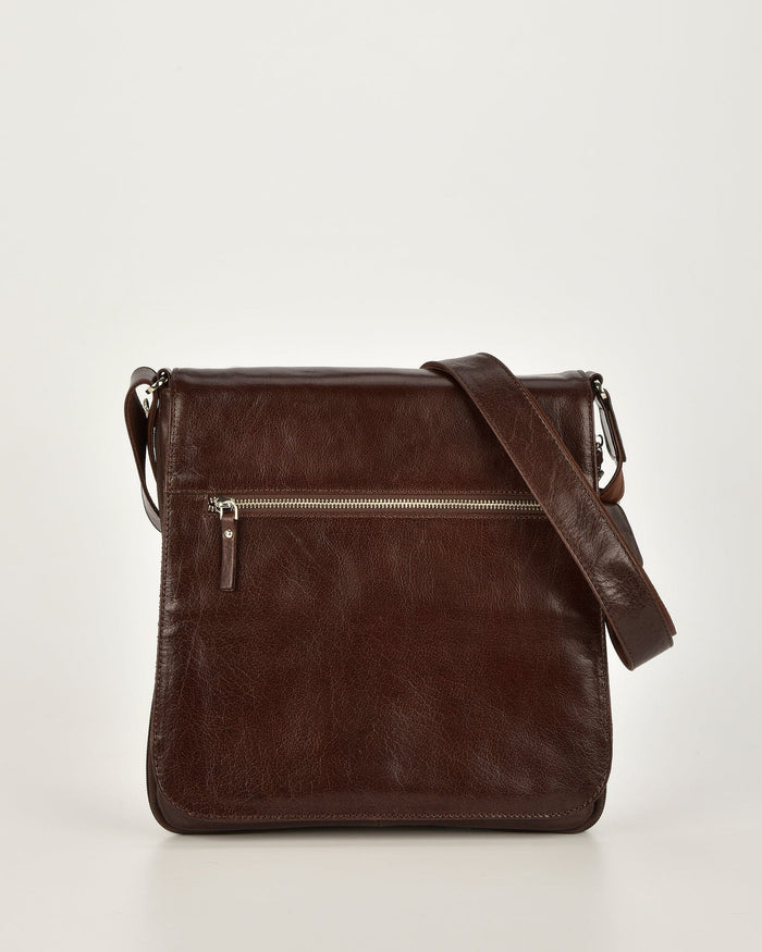 Notting Leather Expandable Satchel (Large)