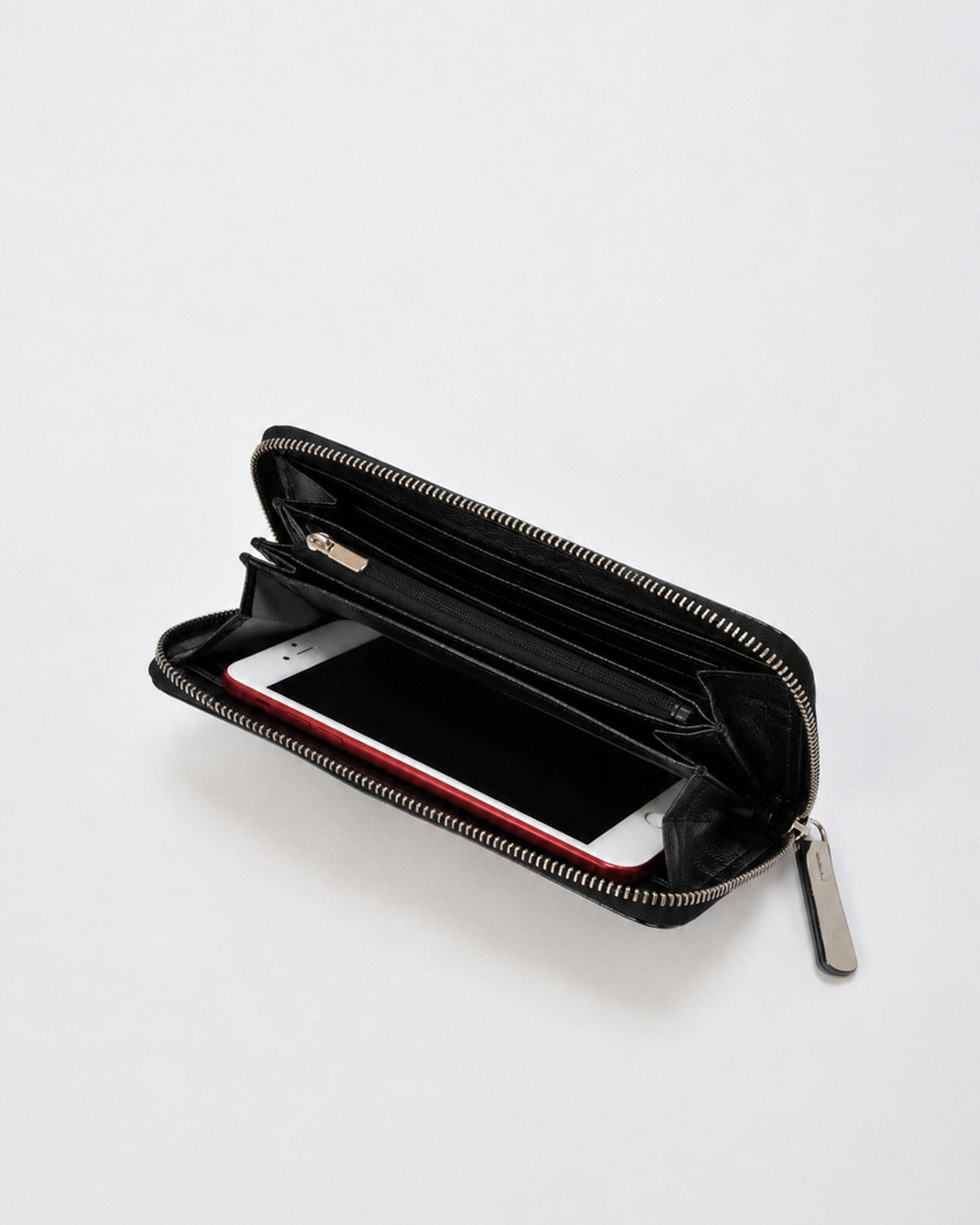 Portia Metallic Ladies Wallet - Black