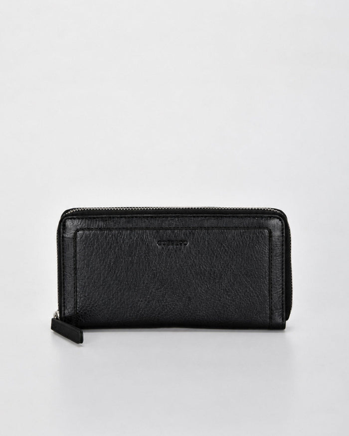 Portia Metallic Ladies Wallet - Black Wallets COBB & CO 